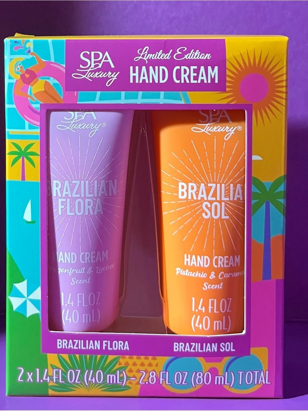 SPA LUXURY - Limited Edition Hand Cream Duo - Brazilian Flora & Brazilian Sol